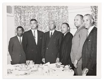 (CIVIL RIGHTS.) Group of 6 press photos of John Lewis.